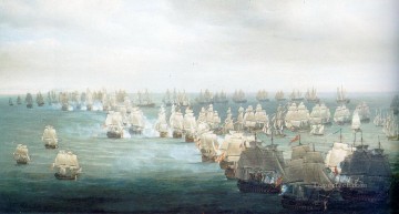 海戦 Painting - トラファルガー海戦